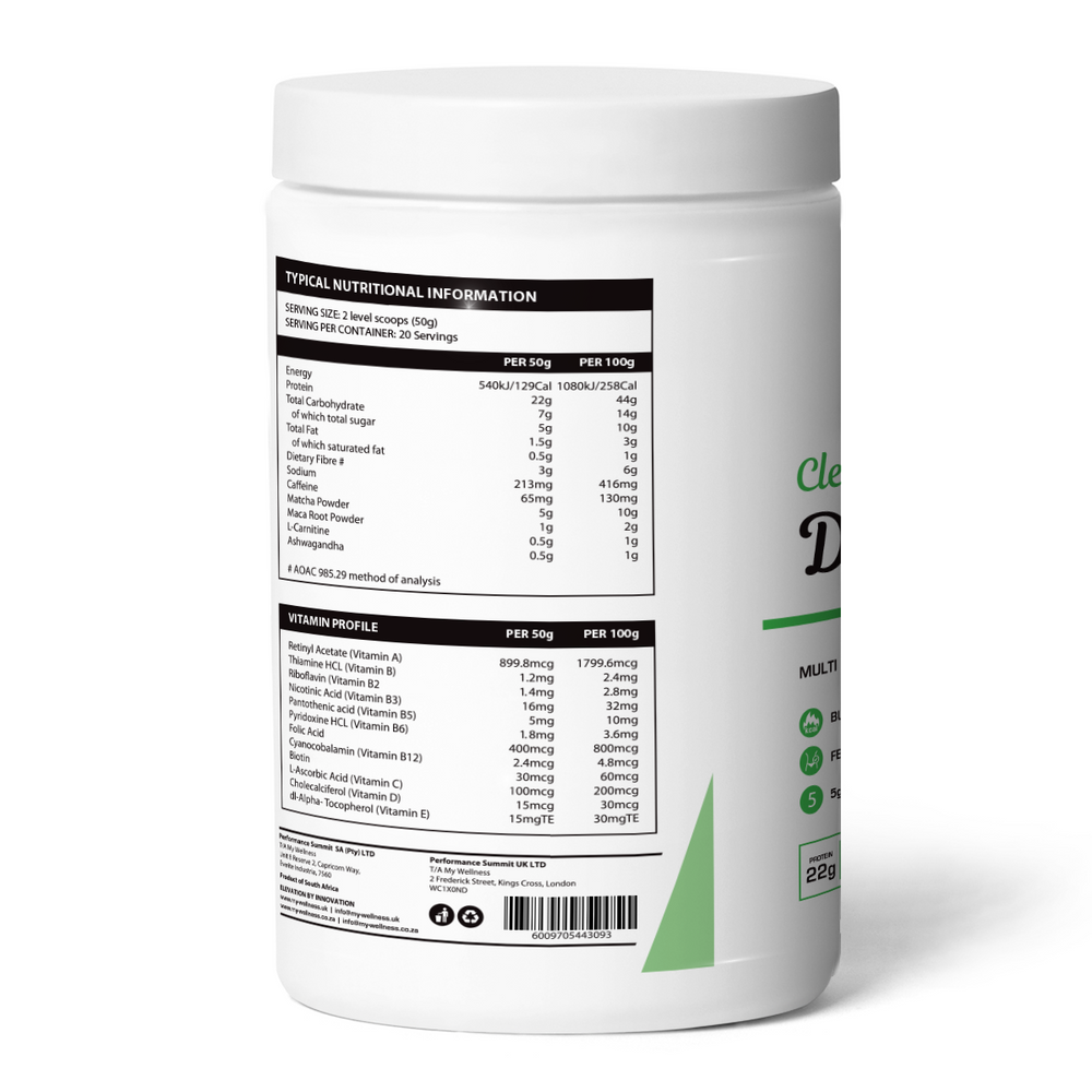 My Wellness Clean Diet Matcha 1kg Real Matcha