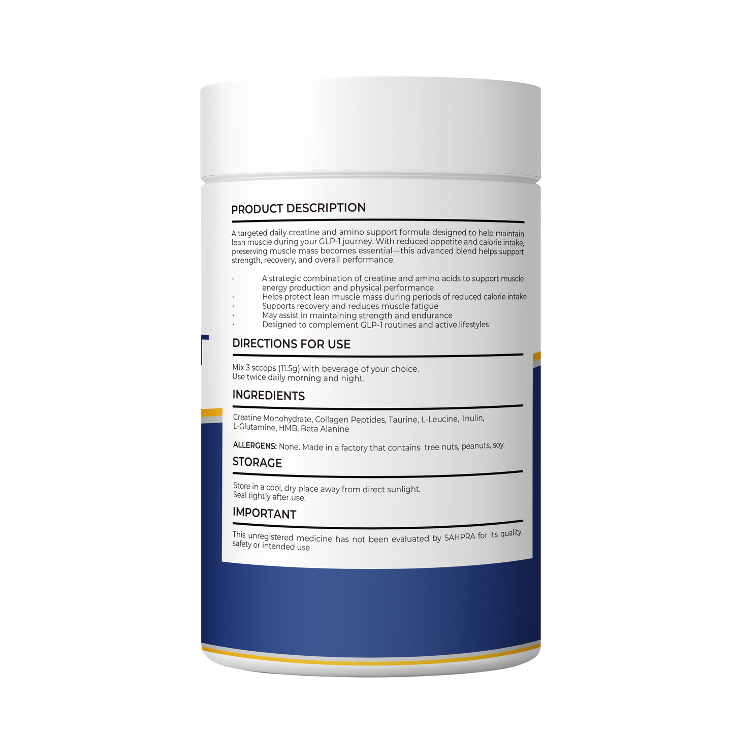 GLP-1 Muscle Protect Creatine 230g