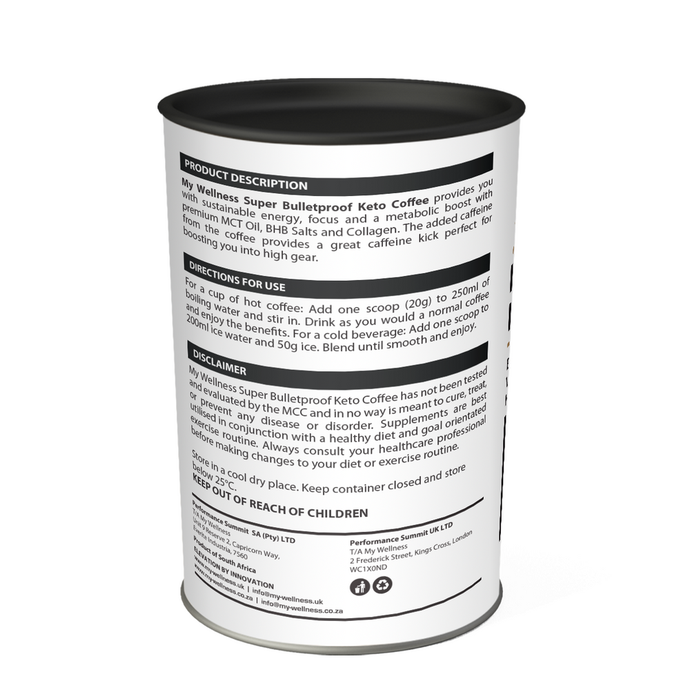 
                      
                        My Wellness Super Bulletproof Keto Coffee
                      
                    