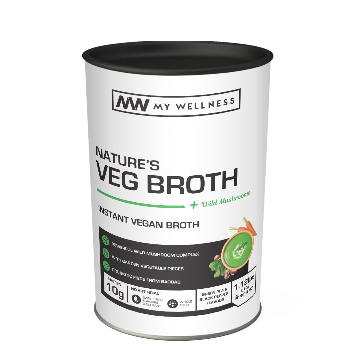 My Wellness Natures Veg Broth 510g