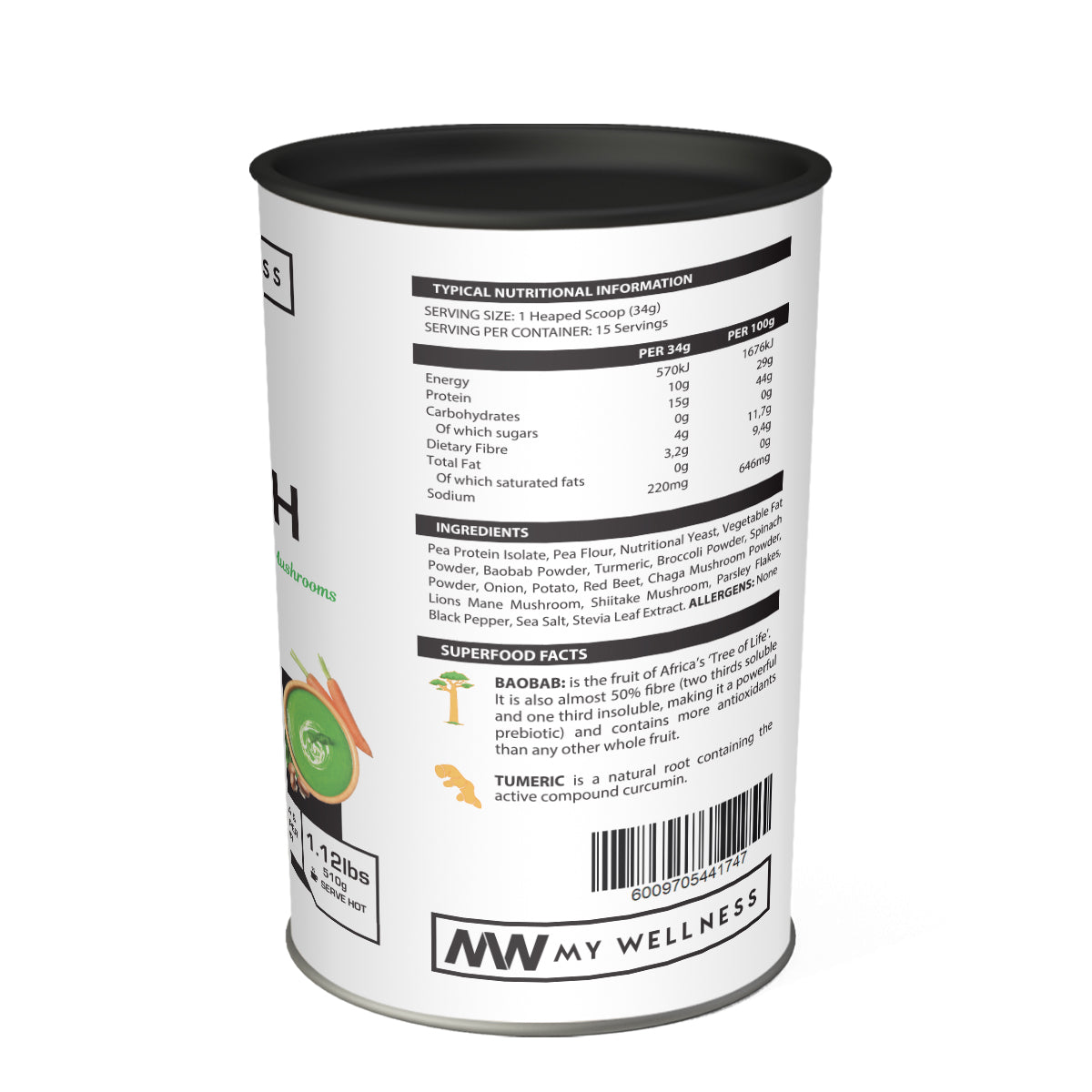 My Wellness Natures Veg Broth 510g